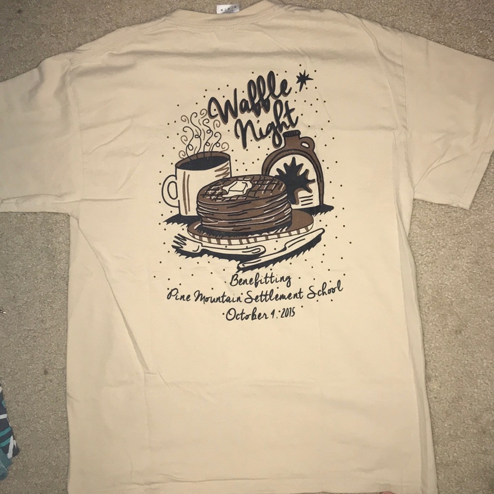 Alpha sigma tau waffle night tshirt